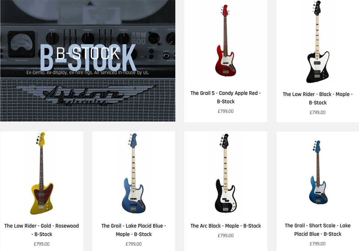 EX show stock basses