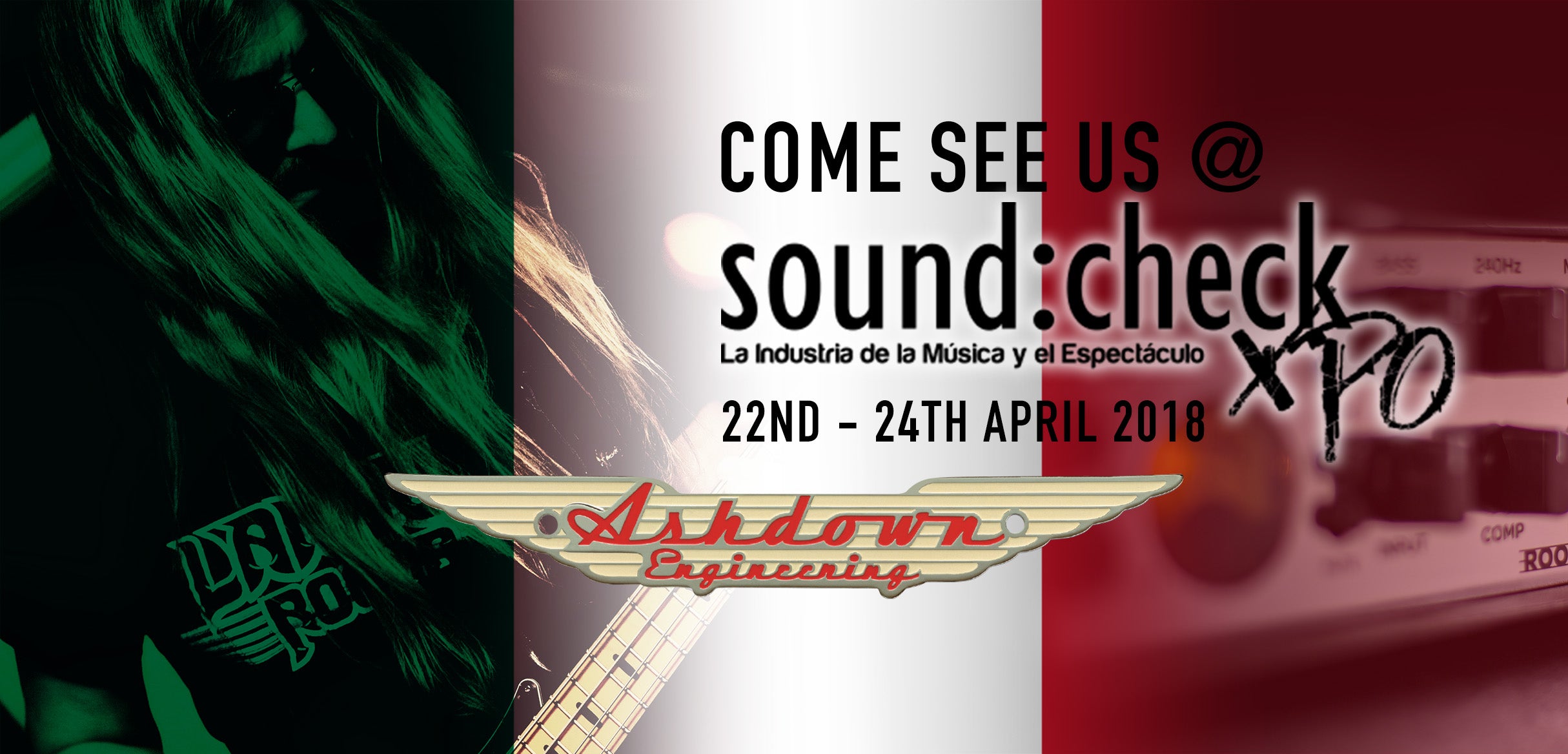 See Ashdown at sound:check Xpo Mexico 2018