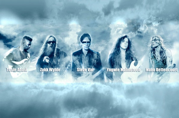 Pete Griffin and Ashdown on Stage on the Generation Axe Tour 2016