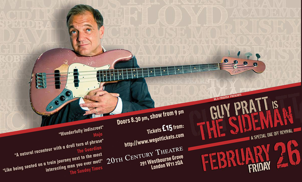 Guy Pratt is "The Sideman" for One Night Only