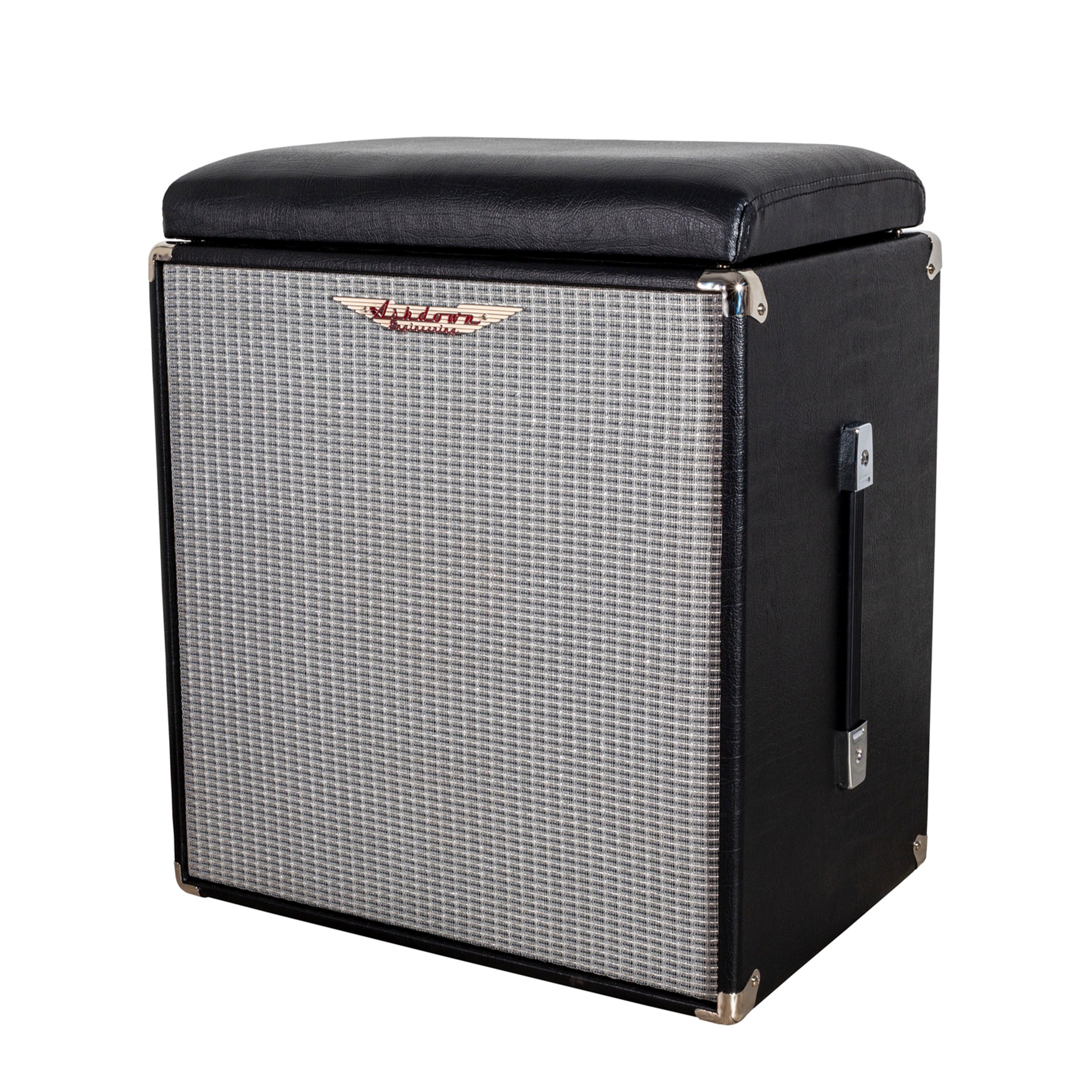 Ashdown studio speaker stool right with silver grill