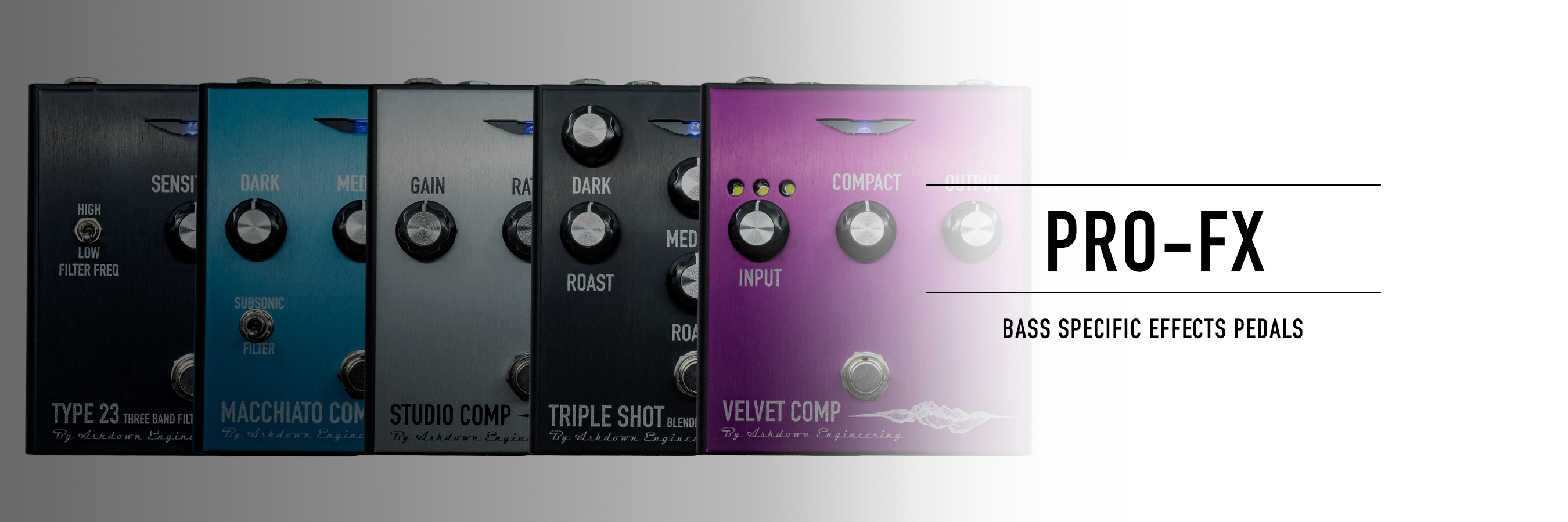 Ashdown PRO FX - New Dedicated Bass Effects Pedal Range