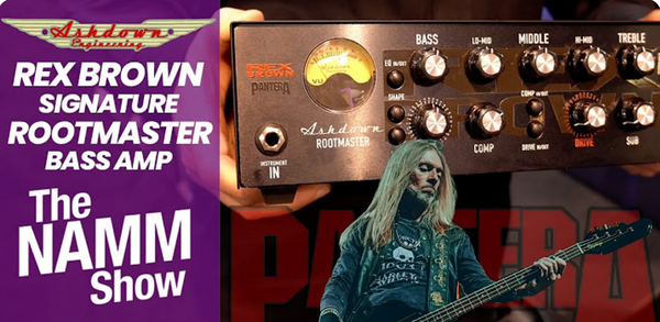 Ashdown x PMT: The Rex Brown RB-800 Steals the Show at NAMM 2025