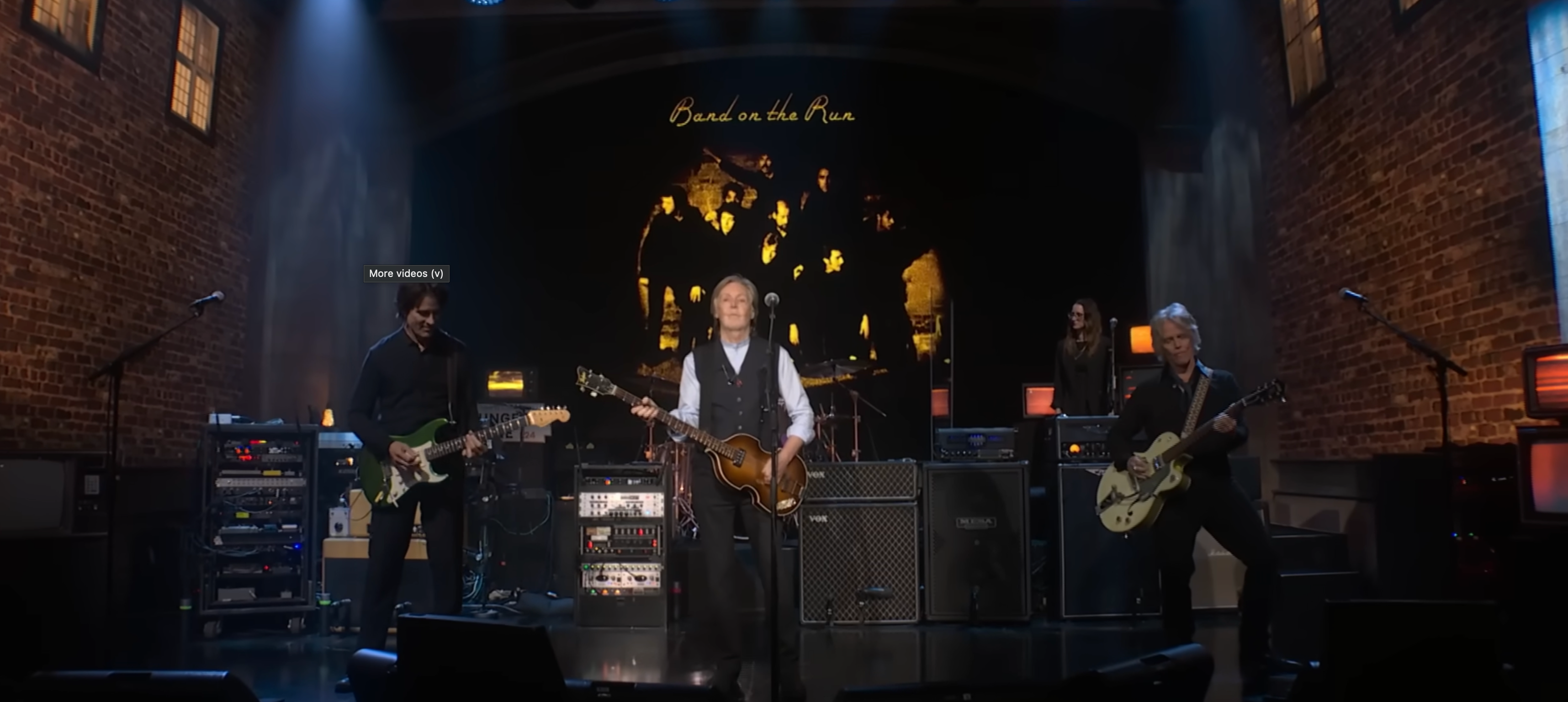 Paul McCartney Performs Band on the Run with Ashdown on SNL