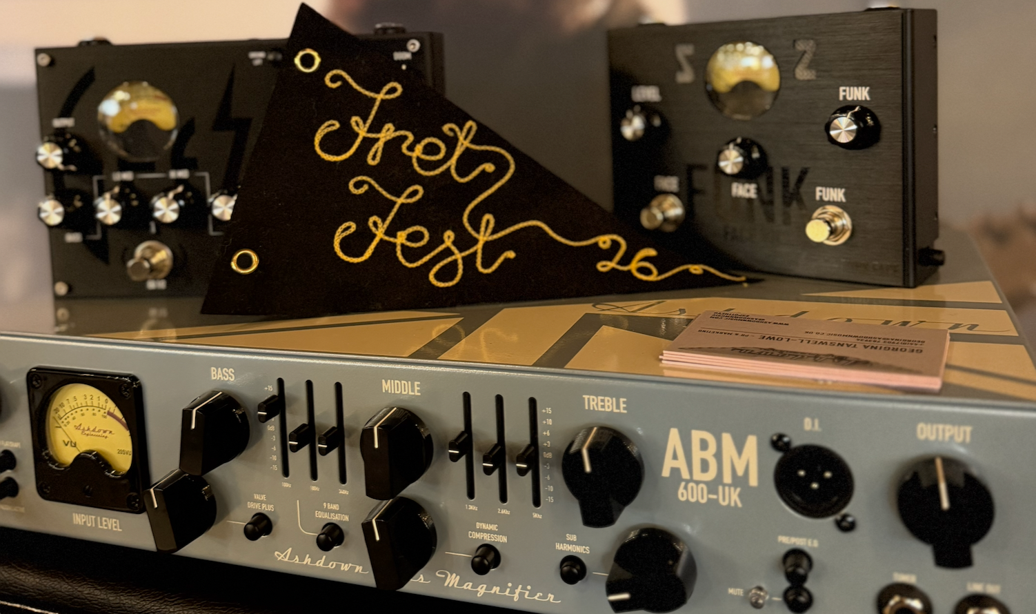 Ashdown Showcases New UK-Built Amplifiers at Fret Fest 2026