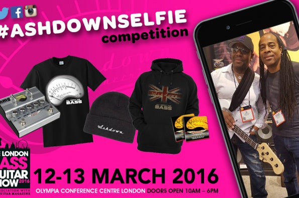#AshdownSelfie Competition at the London Bass Guitar Show