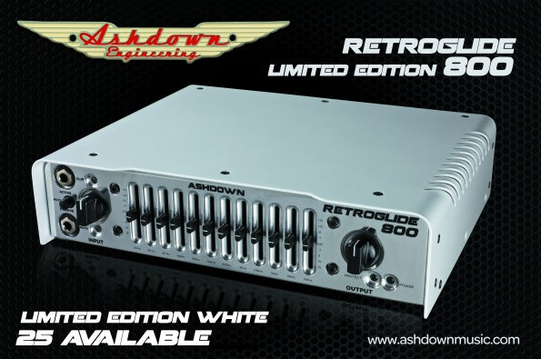Ashdown Retroglide 800 in Limited Edition White