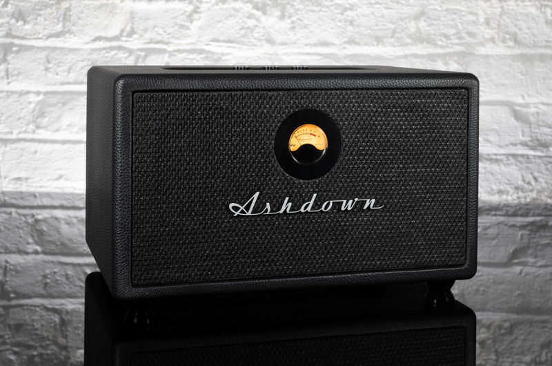 Ashdown Home Audio - Left Side of the BT Speaker with VU Meter and Ashdown logo