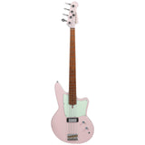 Pink Ashdown Bass with a Mint scratchplate and soapbar pickup