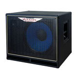 Ashdown ABM 115h evo iv compact cabinet right with black grill and blue speaker