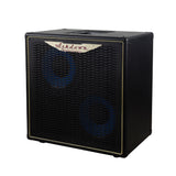 Ashdown ABM 210h evo iv pro neo cabinet right with black grill and blue speakers
