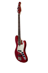 Ashdown the grail bass guitar short scale rosewood right red