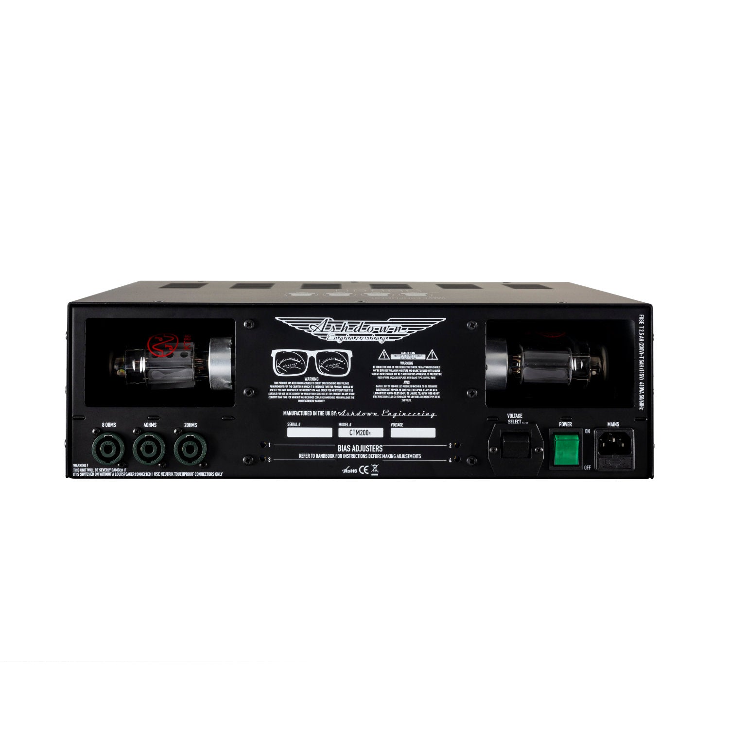 Ashdown ctm 200r head back