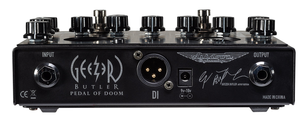 Geezer Butler Pedal of Doom Inputs