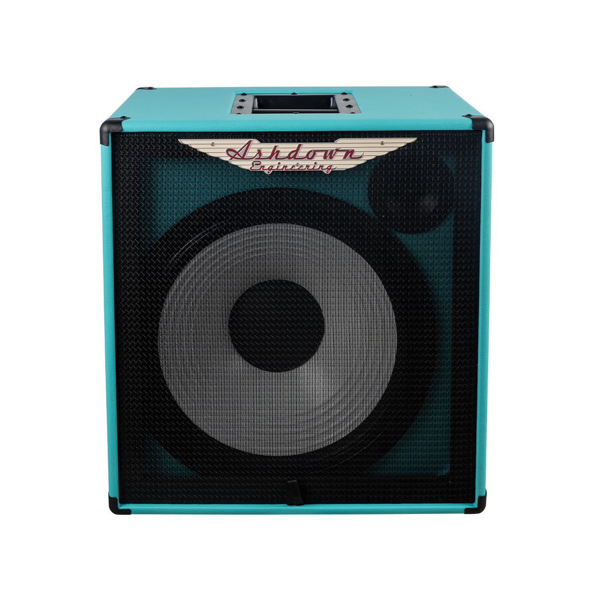 ashdown rm 115t evo ii super lightweight bass cabinet front blue