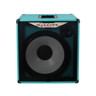 ashdown rm 115t evo ii super lightweight bass cabinet front blue