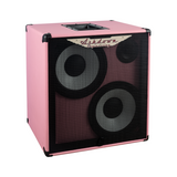 ashdown rm 210t evo ii super lightweight bass cabinet left pink with black grill