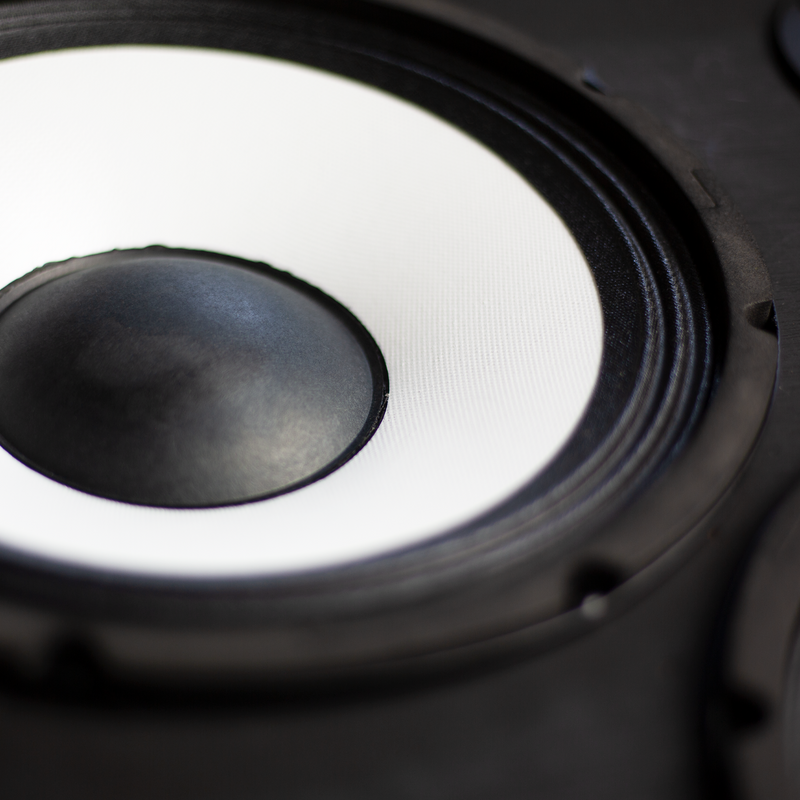Front of the speakers in the ashdown rm 210t evo ii super lightweight bass cabinet