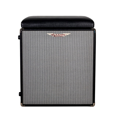 Ashdown studio speaker stool front with silver grill