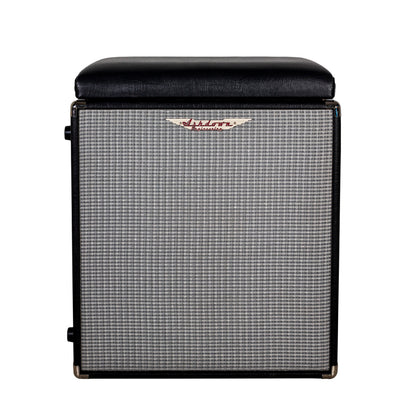Ashdown studio speaker stool front with silver grill